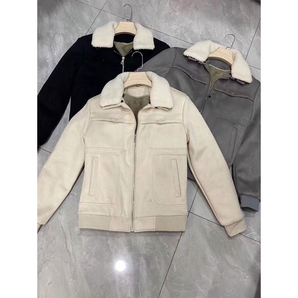 Áo khoác da nam cổ lông,lót lông,mẫu mới nhất nam 2022