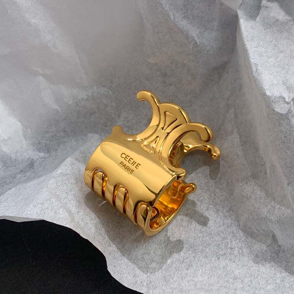 26EDIE Kẹp Tóc Hợp Kim Phong Cách Vintage Thời Trang Cho Nữ