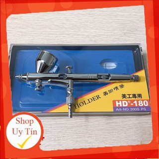Airbrush Bút Vẽ Mỹ Thuật HD 180♥️ [ HÀNG CHUẨN ] ♥️ Súng Vẽ Airbrush Bút Tích Hợp Cụm Chỉnh Gió, Lỗ Phun 0.3 mm