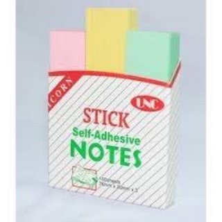 GIẤY NOTES 3 MÀU THƯỜNG