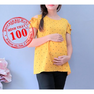 ÁO BẦU CHẤM BI CỰC XINH YÊU