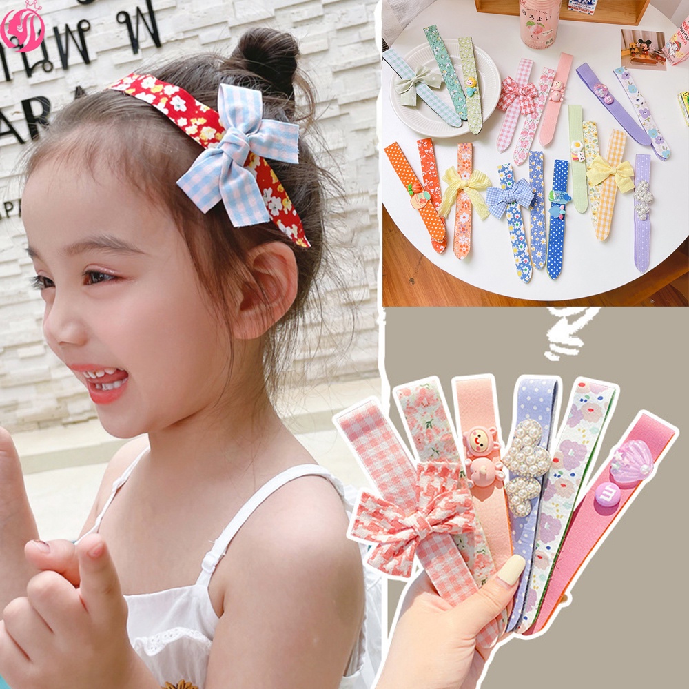 Set 3 băng đô cài tóc khóa dán dễ thương cho bé gái
