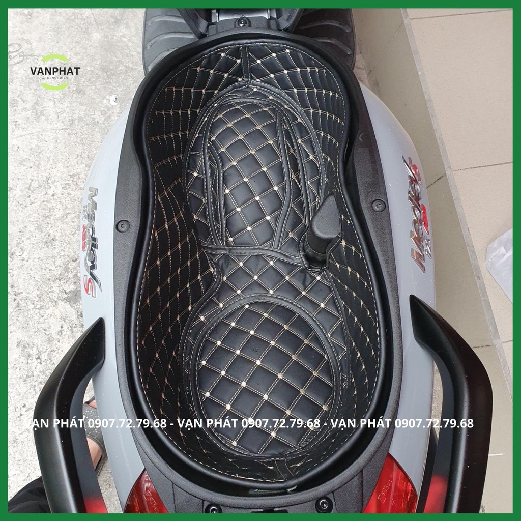 Lót Cốp Xe Máy VESPA GTS GTV LIBERTY SPRINT LX ET8 S125 MEDLEY Chống Trầy Cốp Đế Đúc Ép Tiết Kiệm Diện Tích Cốp Vạn Phát
