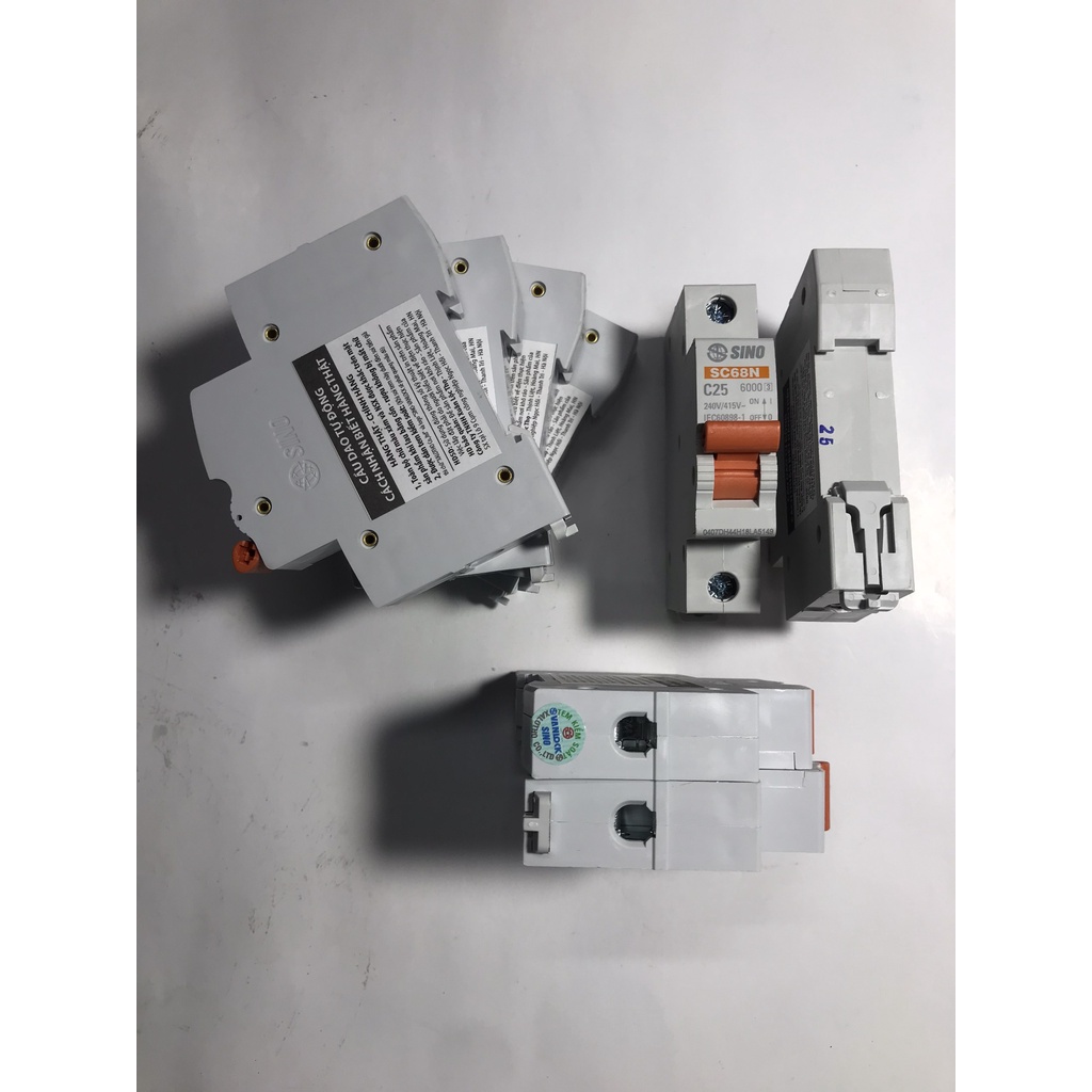 Át 1 cực 10,16,20,25,32,40,50,63A SC68N 6KA Sino