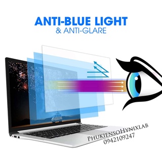 [TẶNG BỘ TEST]Film Chống ánh sáng xanh cho Laptop, miếng dán màn hình máy tính Loại dán cao cấp