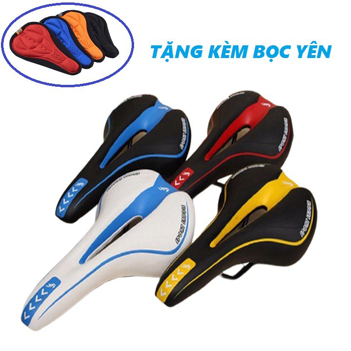 Yên xe đạp,Yên xe đạp thể thao siêu êm Tặng kèm Bọc yên 3D Hãng SPORT SADDLE Cao Cấp