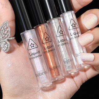 Ngọc Trai Kim Sa Lấp Lánh Dạng Lỏng Phấn Mắt Lâu Dài Chống Thấm Nước Lấp Lánh Shimmer Highlighter Làm Sáng Trang Điểm Mắt