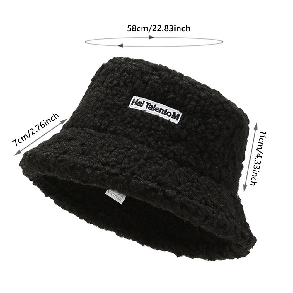 Nón xô lông len dày dặn ấm áp mùa thu đông cho nữ