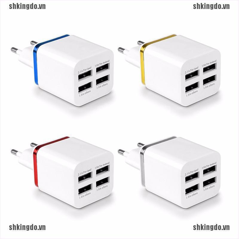 Ổ Cắm Sạc Chia 4 Cổng Usb Tiện Dụng