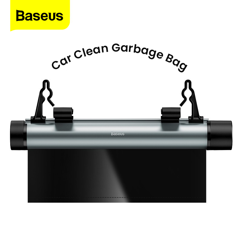 Túi rác có giá treo Baseus có thể gấp gọn treo sau lưng ghế ngồi trên xe hơi | BigBuy360 - bigbuy360.vn