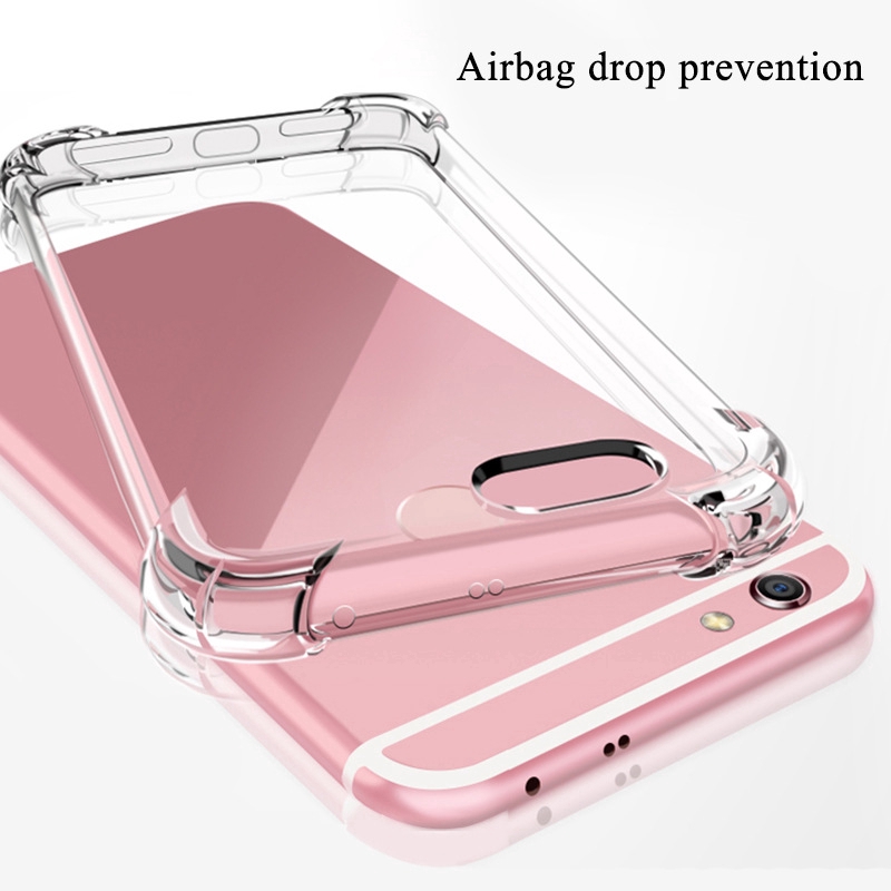 Ốp điện thoại cứng trong suốt chống sốc cho Xiaomi CC9 CC9E A3 lite K20 Pro mi9 SE Redmi Note 7 6 Pro 5 8 Pro
