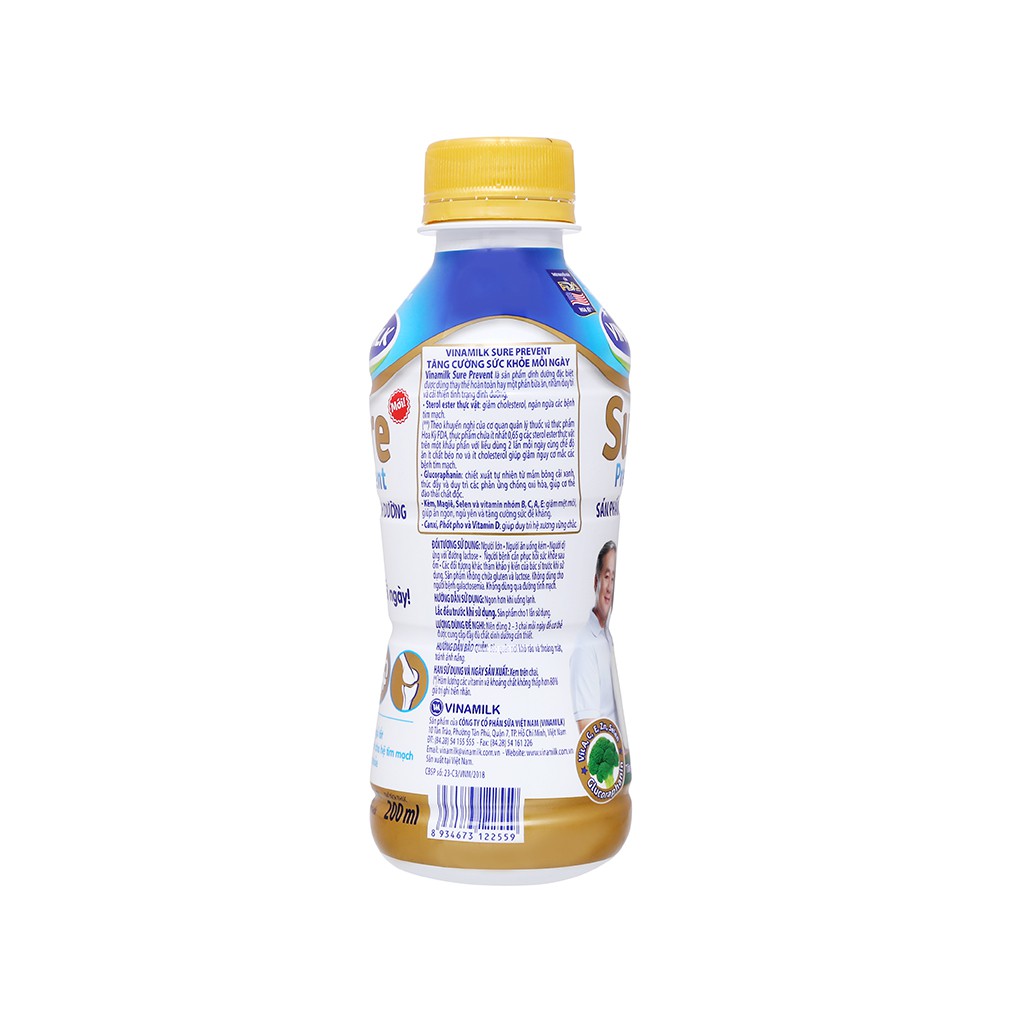 [HSD T10-2021] SỮA BỘT PHA SẴN VINAMILK SURE PREVENT 200ML