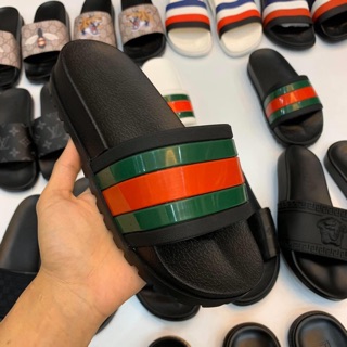 (2 mau)Dép Nam Quang Ngang Sọc Dừa đế cao su