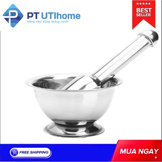 Bộ cối chày INOX dày dặn bền sạch đẹp size 18