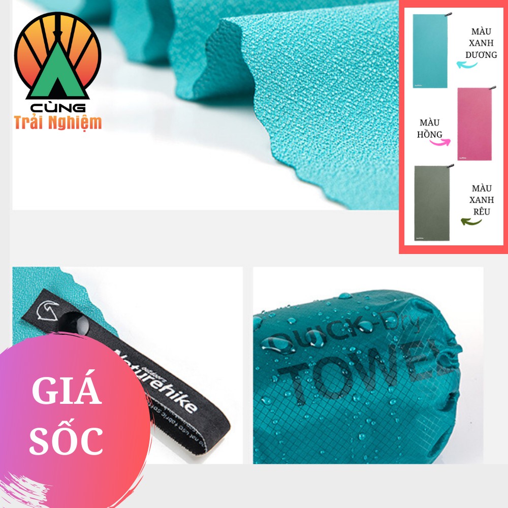 Khăn Mặt Khô Nhanh NatureHike NH19Y001-J Siêu Tiện Dụng Cho Du Lịch, Dã Ngoại