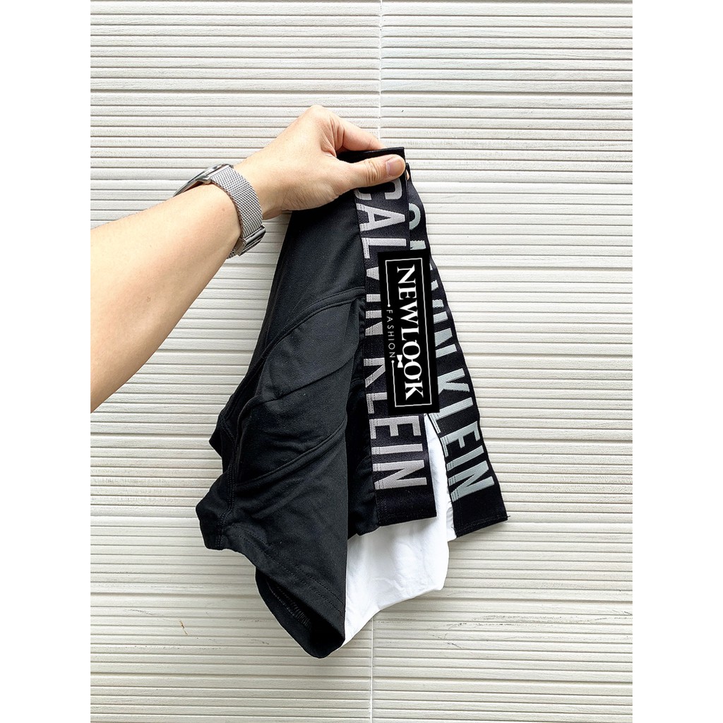 ★ [HÀNG LOẠI 1] QUẦN LÓT BOXER NAM SỊP ĐÙI THUN COTTON CO GIÃN THẤM HÚT MỒ HÔI TỐT BẢNG LƯNG IN CHỮ NỔI