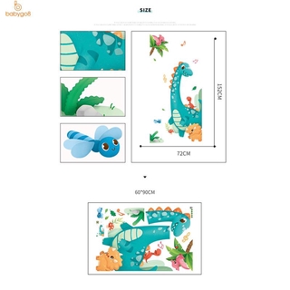 Sticker Pvc Dán Tường Họa Tiết Hình Con Khủng Long Đáng Yêu Dùng Trang Trí Phòng Cho Trẻ Nhỏ