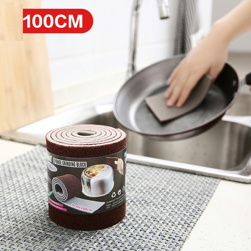 Miếng Bọt Biển 100x9cm Lau Chùi Nhà Bếp Đa Năng Tiện Dụng