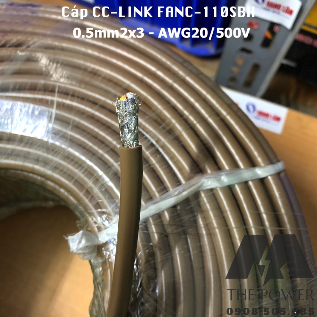 10M Cáp CC-Link FANC-110SBH 0.5mm2 x 3 - AWG 20/500V