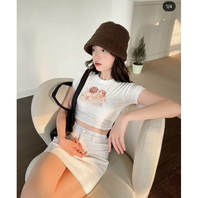Áo croptop thiên thần siêu hot