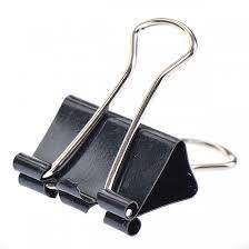 Kẹp Giấy  Double Clip 19mm Hộp 12 Cái