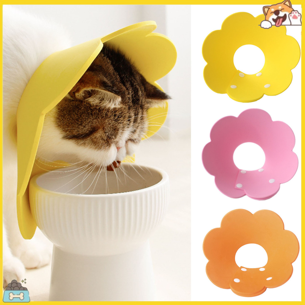 Vòng cổ chống liếm bằng EVA hình bông hoa bảo vệ thú cưng