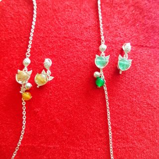 Phôi  lắc tay hồ ly bạc ta ( không đá)