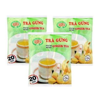 Bộ 3 gói trà gừng hoà tan Super 400g