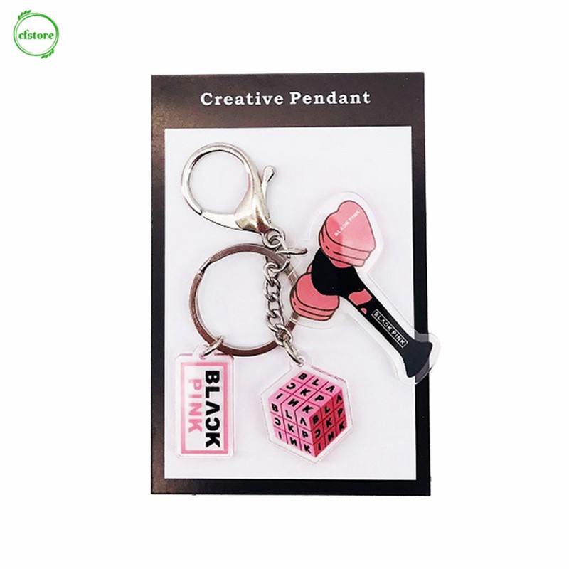 Móc chìa khóa hình gậy ánh sáng cho fan nhóm nhạc KPOP