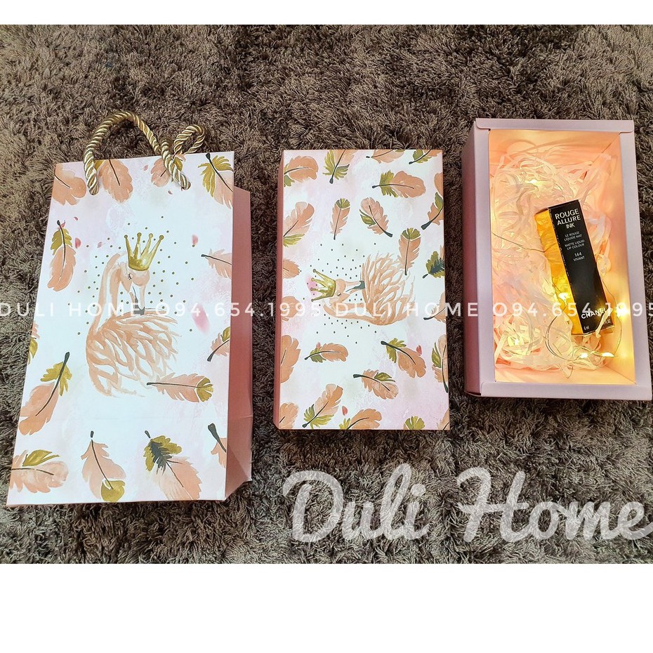 Set Hộp đựng quà + Túi giấy đựng quà gấp gọn | BigBuy360 - bigbuy360.vn