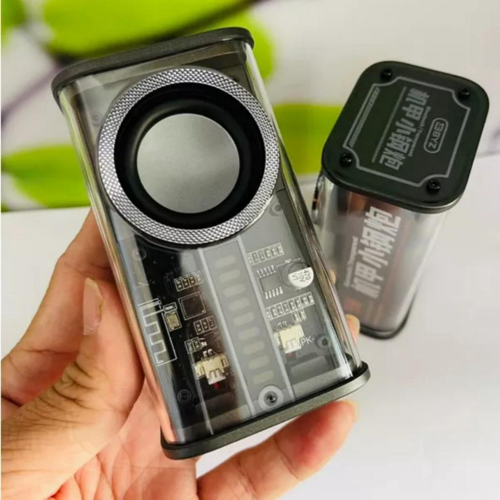 Loa bluetooth mini Peterhot A36 thiết kế trong suốt đèn led độc đáo,loa không dây cầm tay nhỏ gọn âm thanh hay bass chất