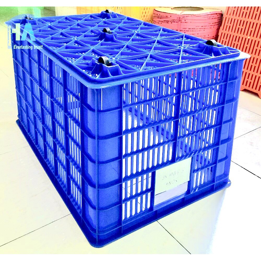 (VZ) Sọt đựng đồ, giỏ nhựa dành cho Shiper tiện dụng, có bánh xe.