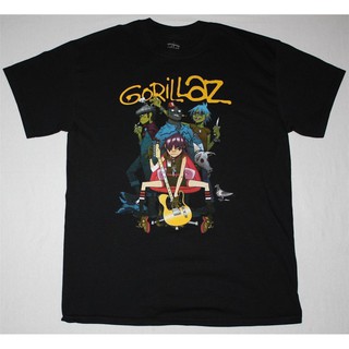 Áo thun in hình ban nhạc Gorillaz thời trang nam nữ cá tính trẻ trung
