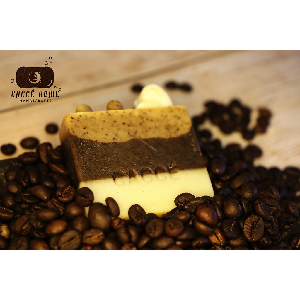 Xà phòng phục hồi da cháy nắng Cà phê Cám gạo Barista Caccé Home (Xà phòng thiên nhiên Handmade ) | BigBuy360 - bigbuy360.vn