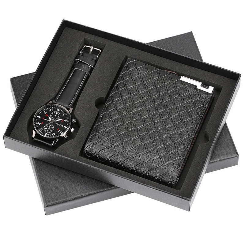 [Fullbox] Set ví nam và đồng hồ làm quà tặng siêu sang