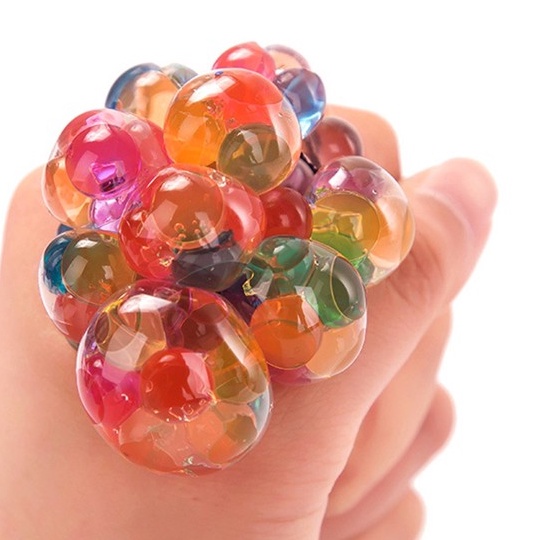 Đồ Chơi Bóng Lưới Bóp Nắn Mesh Quishy Ball Giải Tỏa Căng Thẳng Stress Đường Kính 6cm Chất Liệu Nhựa Dẻo