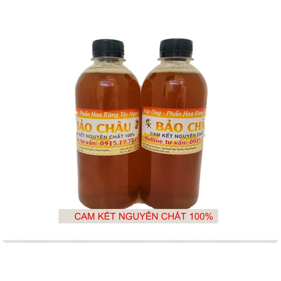 Mật Ong hoa rừng NGUYÊN CHẤT (2 LÍT = 2000ml) - Loại đặc biệt (làm Quà Tặng)
