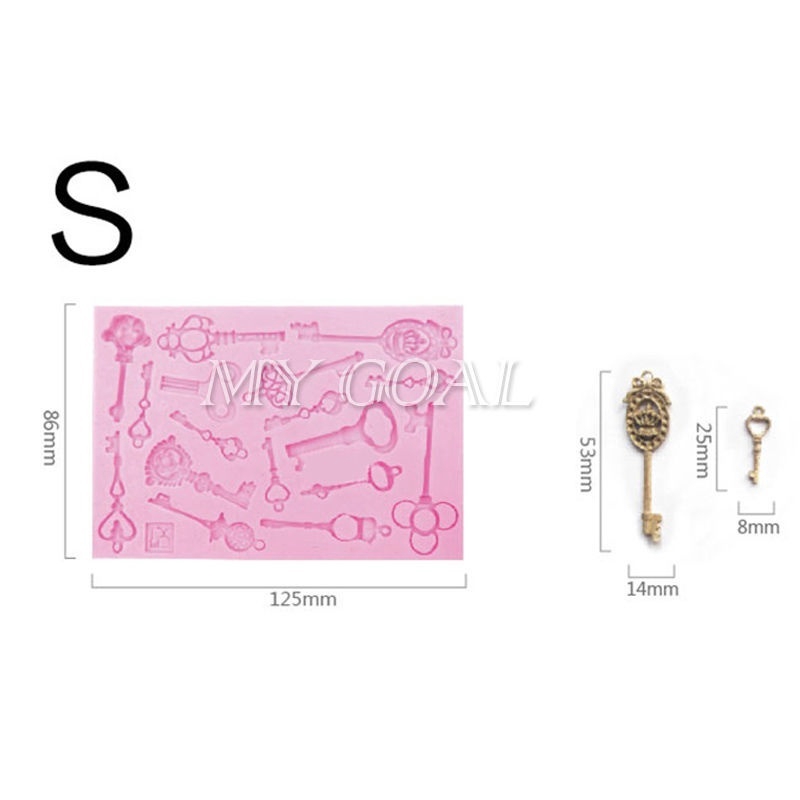 Khuôn Silicone Làm Bánh Hình Chìa Khóa Cổ Điển