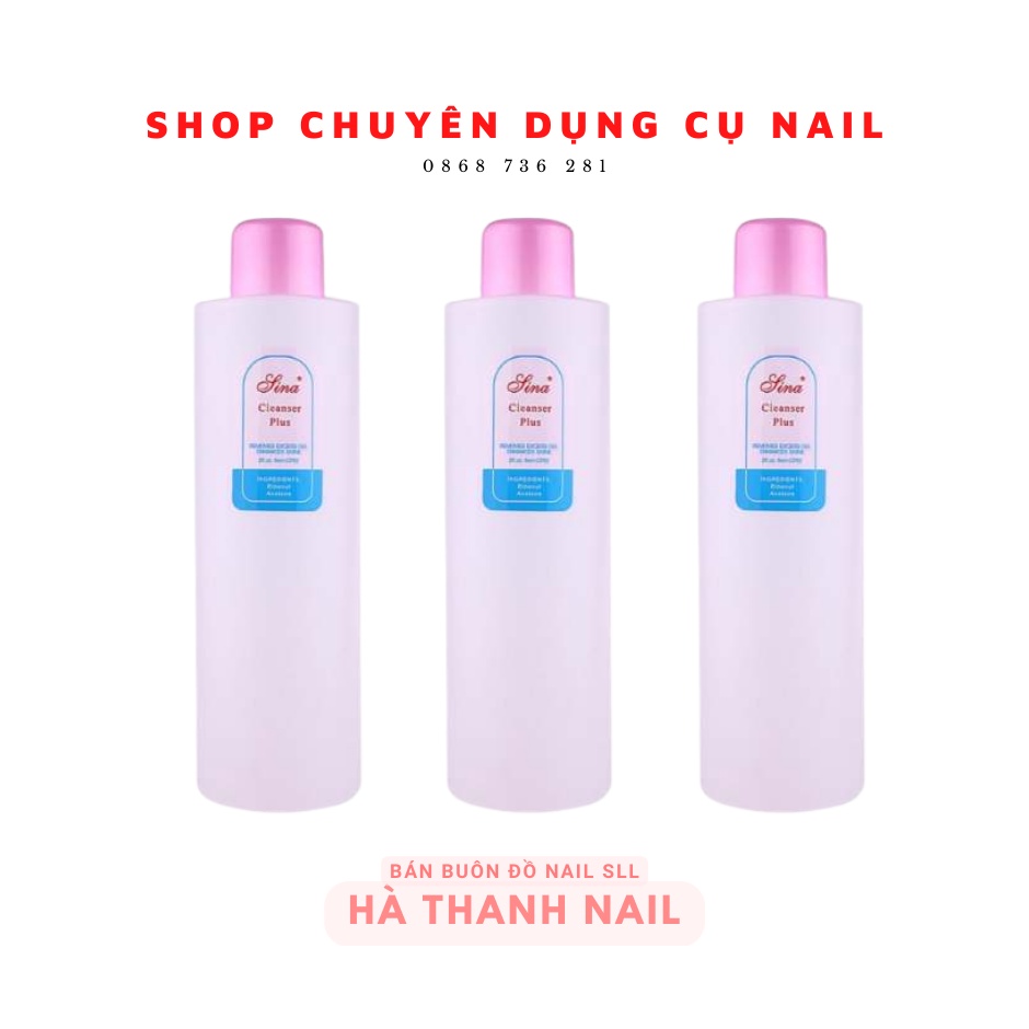 Nước Lau Gel SINA Chuyên Dụng Trong Ngành Nail, Dung Dịch Lau Gel 1000ml Hàng Chuẩn Chính Hãng Có Bảo Hành Đổi Trả