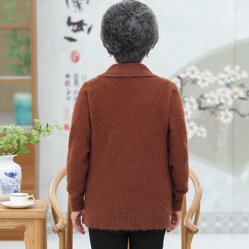 Áo Len cho người già, Áo khoác len tặng mẹ , tặng bà