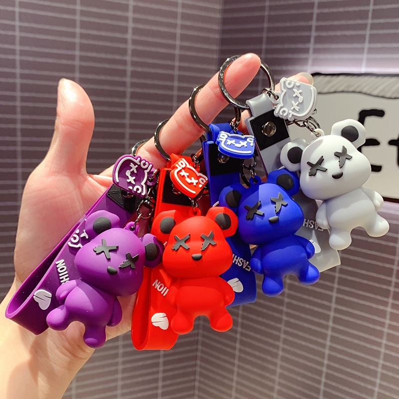 Móc Chìa Khóa Dạng Keo Mềm 4 Kiểu Dáng Sáng Tạo Thời Trang Phù Hợp Làm Quà Cho Bạn Bè