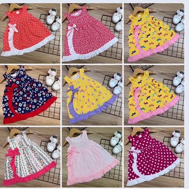 Combo váy xẻ nơ Gymboree