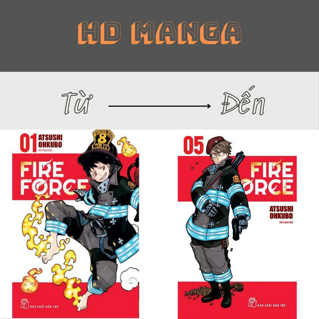 Truyện tranh - Fire Force - Lẻ tập 1 2 3 ... - NXB Trẻ
