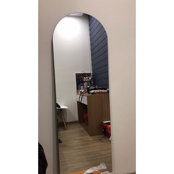 Gương led toàn thân hình mái vòm treo tường tính năng led hậu 3 màu kích thước 60x170cm BẢN TIÊU CHUẨN guonghoangkim