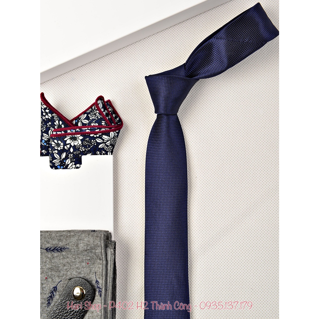 Cà Vạt Nam Bản Nhỏ 5cm Chất Sần Trơn Màu Cavat chuyên Đồng Phục Công Sở Thời Trang Trẻ Trung