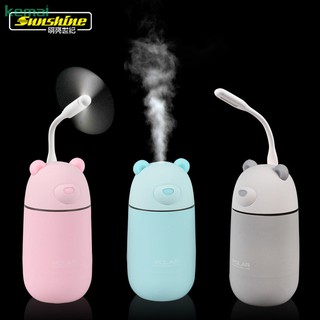 Máy Phun Sương Tạo Ẩm Mini Để Bàn 3 Trong 1