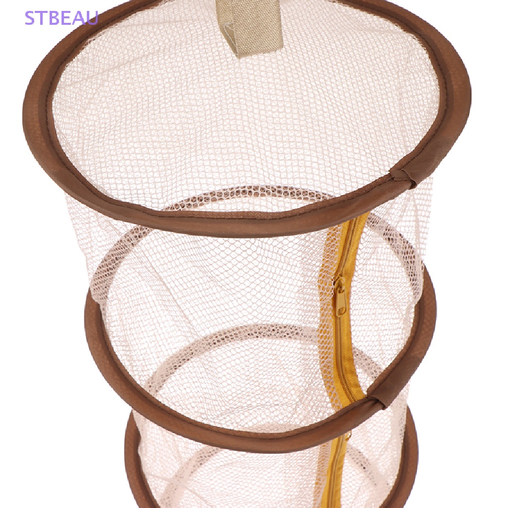 [Cxstbuan] Giỏ Lưới Treo Phơi Đồ 3 Tầng Có Khóa Kéo MME