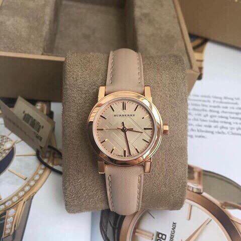 Đồng hồ Bubery Nữ cao cấp chạy pin máy Nhật size 28-34mm dây da