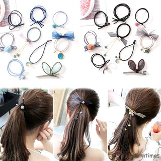 Set 12 dây buộc tóc xinh xắn dành cho nữ
