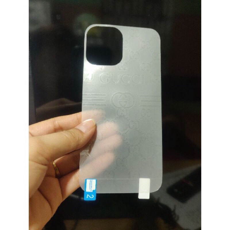 Miếng dán dẻo PPF lưng trong hinh họa tiết LV GC VERSACE iPhone 7 8 / PLUS / X XS XR 11 12 13 MINI  / PRO / MAX siêu đẹp